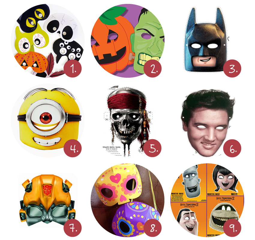 Kritiek brandstof Booth Scary! Halloween maskers om zelf te maken - Like & Love (it!)