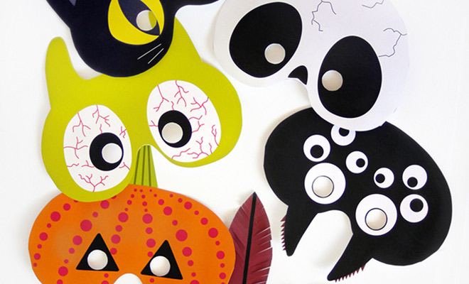 Welp Scary! Halloween maskers om zelf te maken - Like & Love (it!) CK-32